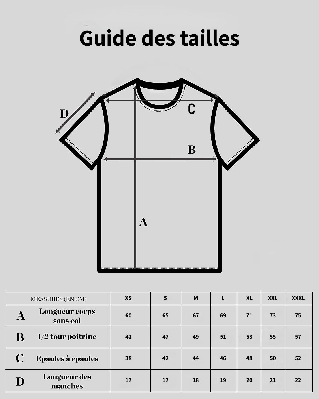 T-shirt noir en coton