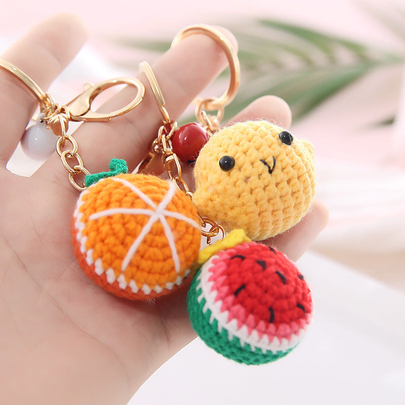 Porté-clé mignon donuts - Porte-clefs thème fruits - porte clé fantaisie
