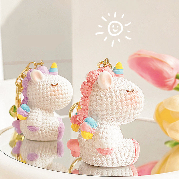 Navaris porte-clé licorne et petit nuage - Porte-clé femme mignon avec anneau et mousqueton - Pour trousseau de clés ou déco sac à main Navaris porte-clé licorne et petit nuage - Porte-clé femme mignon avec anneau et mousqueton - Pour trousseau de clés ou déco sac à main
