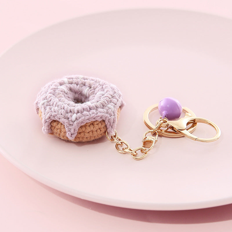 Porté-clé mignon donuts - Porte-clefs thème fruits - porte clé fantaisie