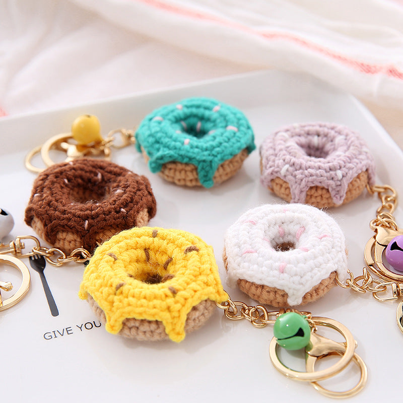 Porté-clé mignon donuts - Porte-clefs thème fruits - porte clé fantaisie