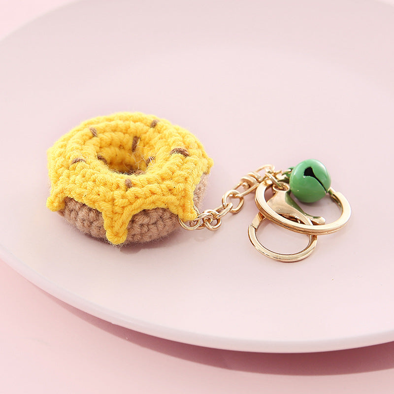 Porté-clé mignon donuts - Porte-clefs thème fruits - porte clé fantaisie