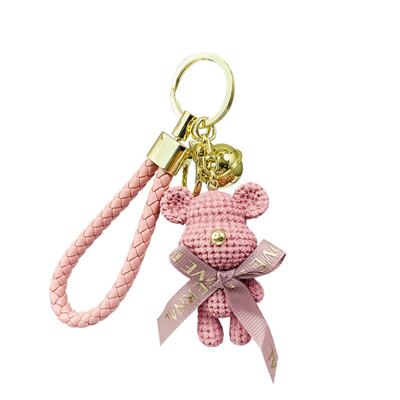 Porte-clés ours multicouleurs