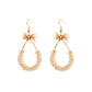Boucle d'oreilles noeud papillon style princess